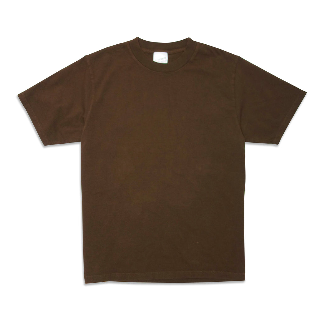 HCTGD22 Men's Heavy Cotton Short Sleeve Brown LA Speedy