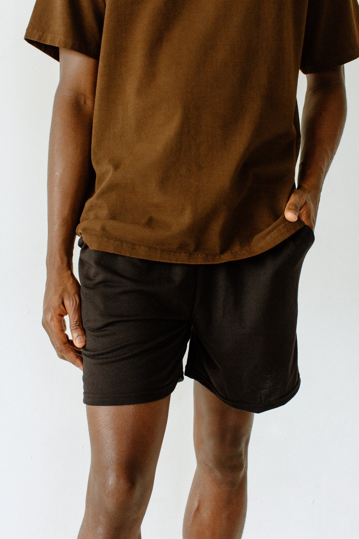 FSP055 - Unisex Terry Gym Shorts - Black