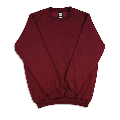 RT001 - Classic Fleece Crewneck Sweatshirt - Burgundy