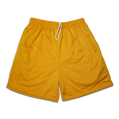 FSP055 - Unisex Terry Gym Shorts - Mustard