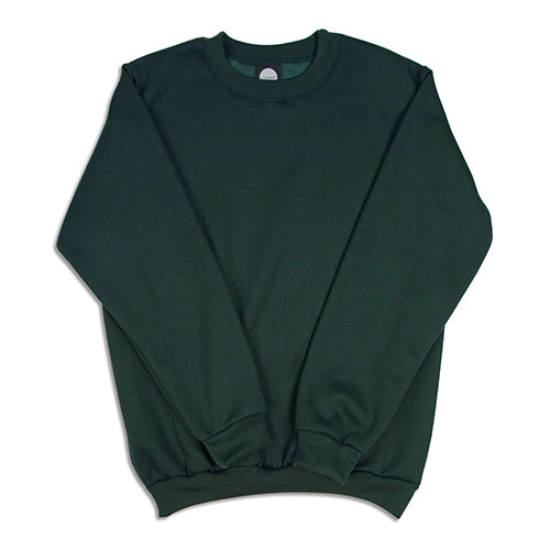 RT001 Classic Fleece Crewneck Sweatshirt Hunter Green – LA Speedy