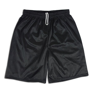 MSPP054 - Unisex Mesh Gym Shorts - Black