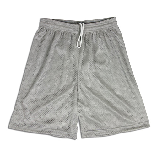MSPP054 - Unisex Mesh Gym Shorts - Silver Grey