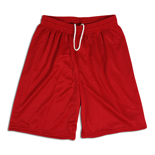 MSPP054 - Unisex Mesh Gym Shorts - Red