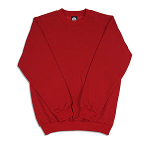 RT001 - Classic Fleece Crewneck Sweatshirt - Red