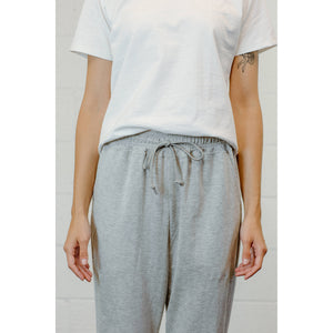 FJP005 - Women's French Terry Light Joggers - Heather Grey