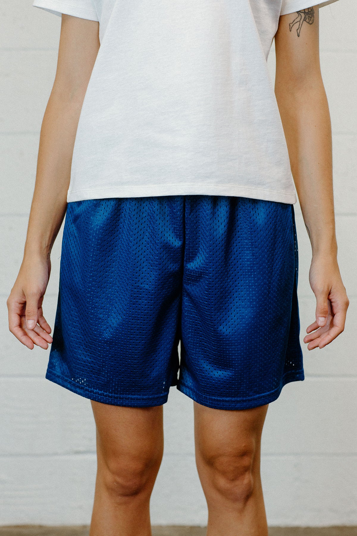 MSPP054 -Unisex Mesh Gym Shorts Royal Blue – LA Speedy