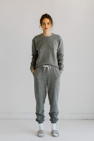 Tri-Blend Sweatpants with Pockets Basics Charcoal