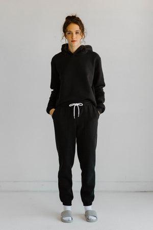 Tri-Blend Sweatpants with Pockets Basics Black