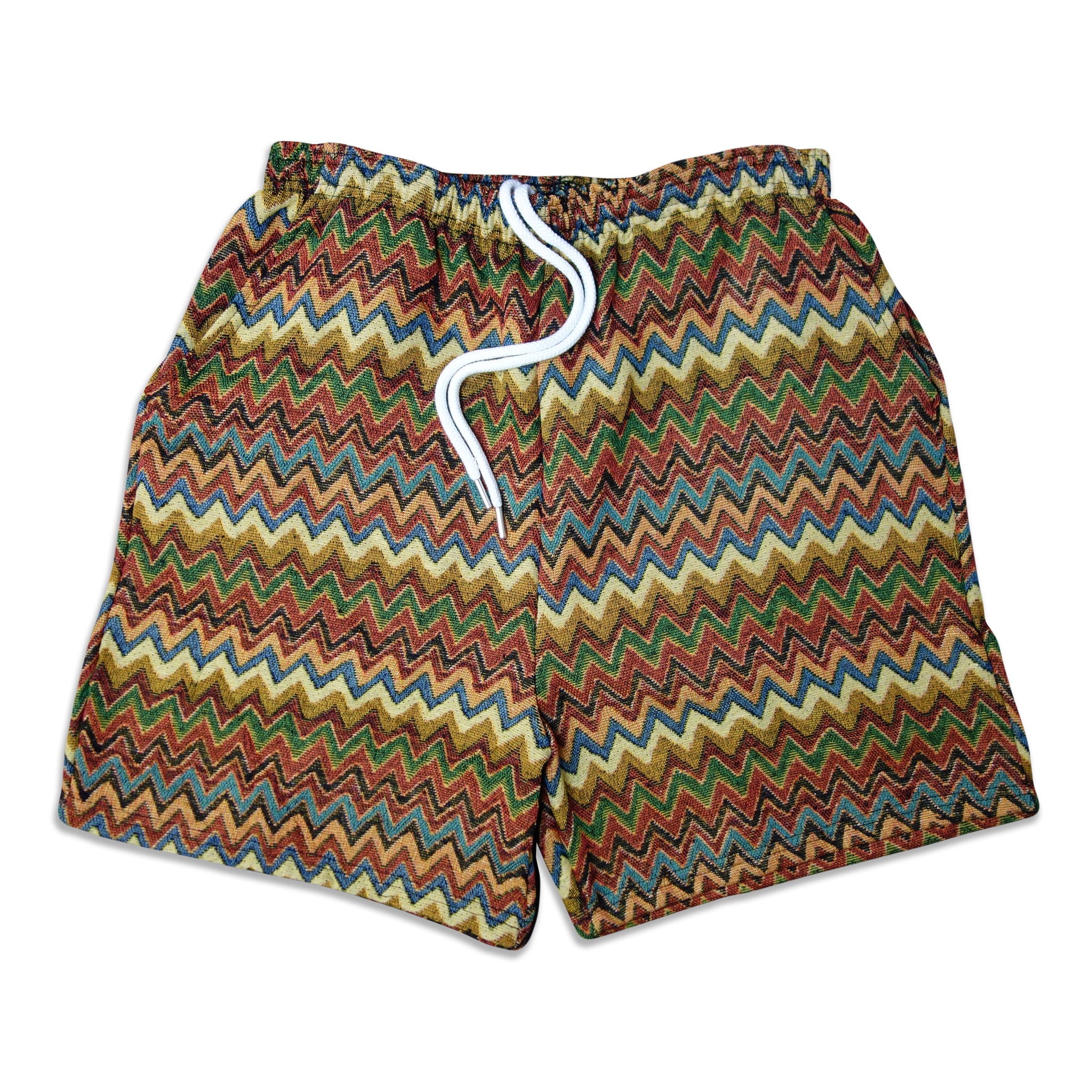 TSP021 - UNISEX WOVEN TEXTURE SHORTS - SANTA FE