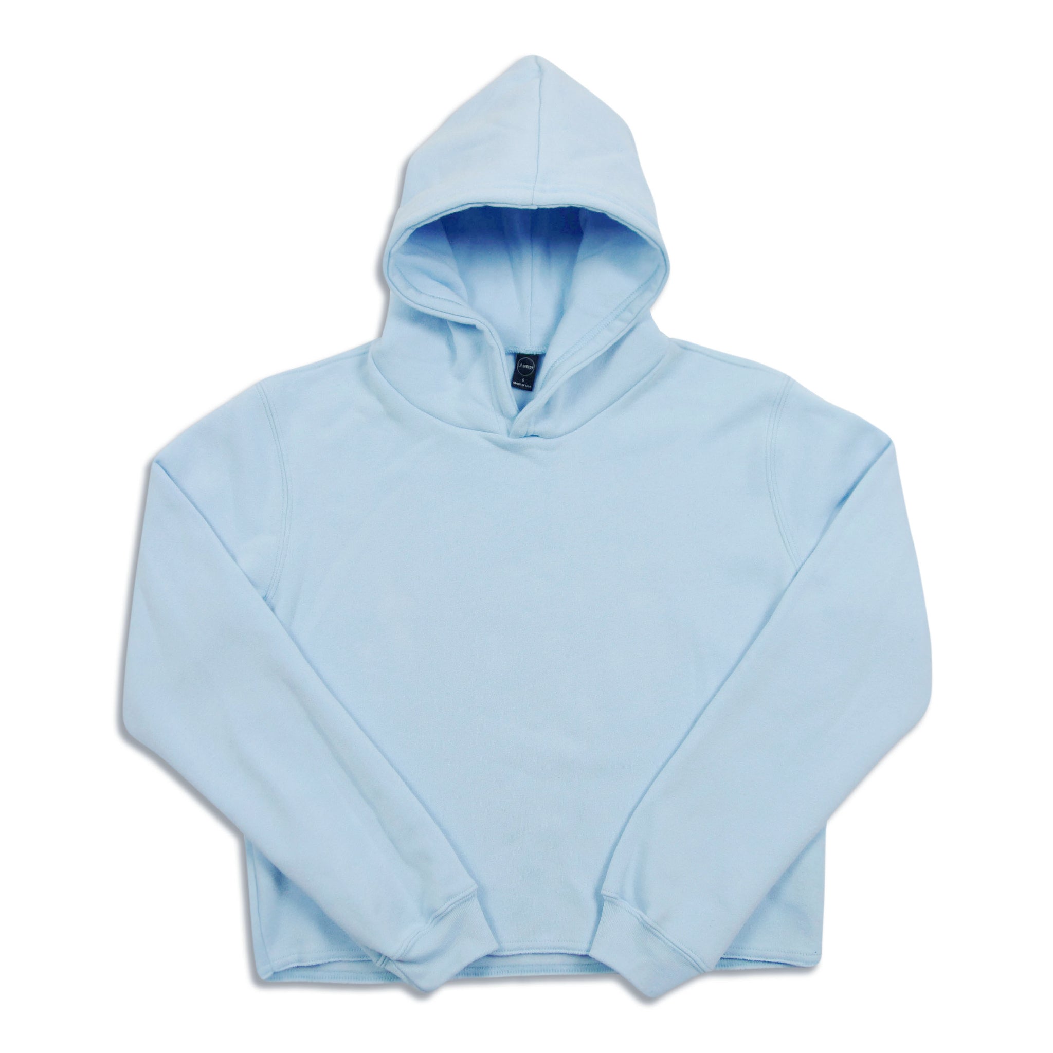 Tri-Blend Fleece Hooded Pullover Sweatshirt with Sweatpants Set Sky Blue