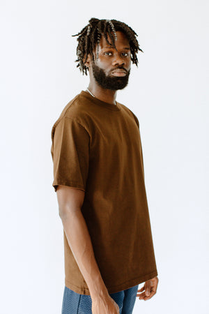 HCTGD22 - Men's Heavy Cotton S/S Tee - Brown
