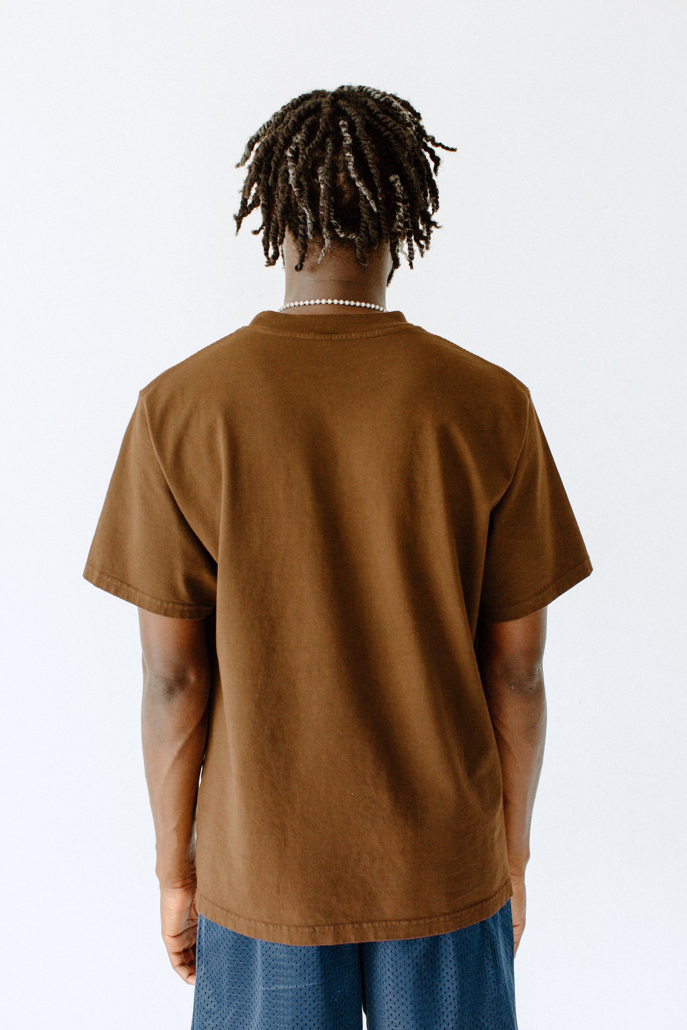HCTGD22 - Men's Heavy Cotton S/S Tee - Brown