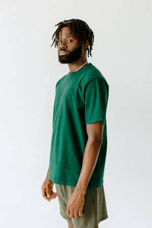 HCTGD22 - Men's Heavy Cotton S/S Tee - Evergreen