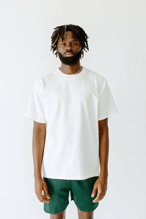 HCTGD22 - Men's Heavy Cotton S/S Tee - White